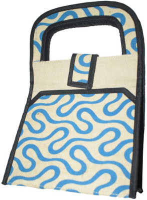 

Empower Trust Lunch Bag printed Oxford Jute style-1 Lunch Bag(Blue, 10 L)