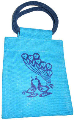 

Empower Trust Tiffin Bag Small Lunch Bag(Light Blue, Beige, 8 L)