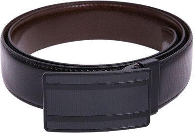 

CALVADOSS Men Party, Evening, Casual Black, Brown Artificial Leather Reversible Belt, Black & brown_2