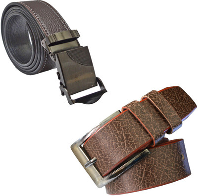 

LOOPA Men Formal Brown Synthetic Belt