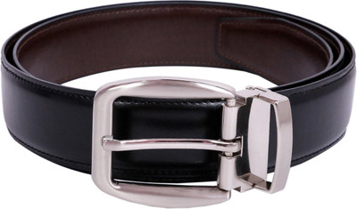 

CALVADOSS Men Party, Evening, Casual Black, Brown Artificial Leather Reversible Belt, Black & brown_1