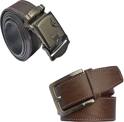 

LOOPA Men Formal Brown Synthetic Belt