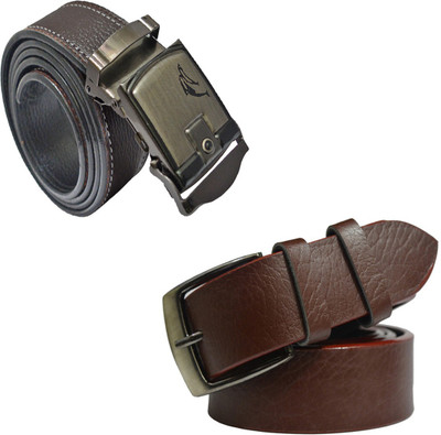 

LOOPA Men Formal Brown Synthetic Belt
