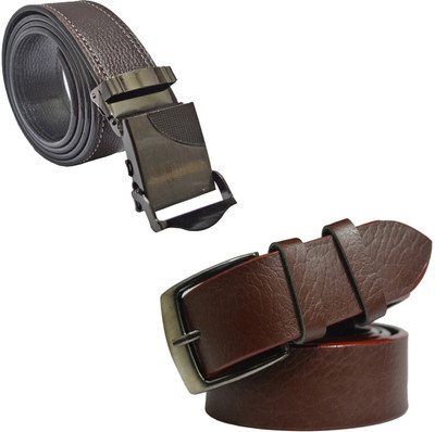 

LOOPA Men Formal Brown Synthetic Belt