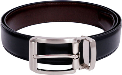 

CALVADOSS Men Formal, Evening, Casual Black, Brown Artificial Leather Reversible Belt, Black & brown_1