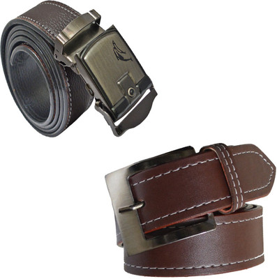 

LOOPA Men Formal Brown Synthetic Belt