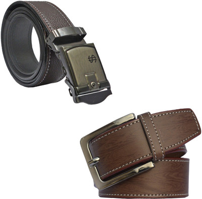 

LOOPA Men Formal Brown Synthetic Belt