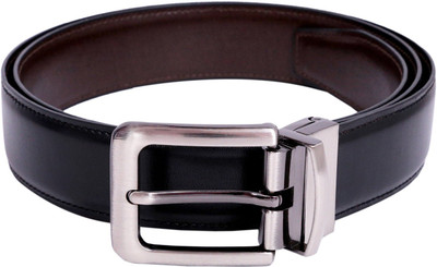 

CALVADOSS Men Formal, Evening, Casual Black, Brown Artificial Leather Reversible Belt, Black & brown_1