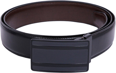 

CALVADOSS Men Party, Evening, Casual Black, Brown Artificial Leather Reversible Belt, Black & brown_1