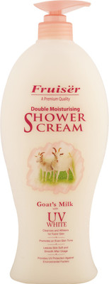 

FRUISER Double Moisturising Shower Cream Goat's Milk with UV White(1000 ml)