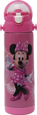 

PRAGEE Exclusive 500 ML Cartoon Printed Double Layerd Stainless Steel Kids Sipper/Vaccum Water Bottle 500 Sipper(Pack of 1, Pink)