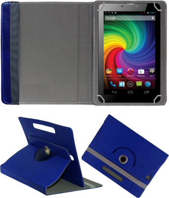 Fastway Book Cover for Micromax Funbook Mini P410i Tablet(Blue, Cases with Holder, Pack of: 1)