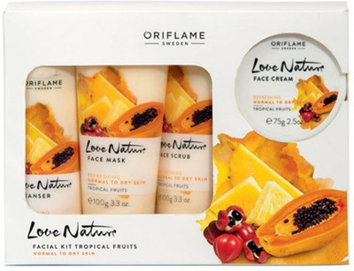 

Oriflame Sweden Love Nature Facial Kit Tropical Fruits 425 g(Set of 4)