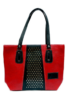 

DELMA Hand-held Bag(Maroon, Black), Black;maroon
