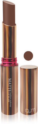 

FEMINA09 velvet matte me lipstick purple true color 7 day cosmetics makeup collection set of 1 color(coffee brown, 5 g)