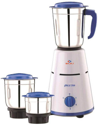 

Bajaj Pluto 500 W Mixer Grinder(Blue, 3 Jars)