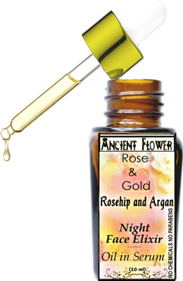 

Ancient Flower Rose and Gold - Rosehip and Argan Night Face Elixir - Oil in Serum(10 ml)