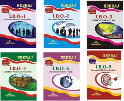 IGNOU Master Of Commerce (MCOM) 1ST Year IBO 1 IBO 2 IBO 3 IBO 4 IBO 5 IBO 6 Helpbook Combo Including Solved Question Paper (Paperback, Expert Panel Of Neeraj Publication)  (PaparBack, Expert Panel)