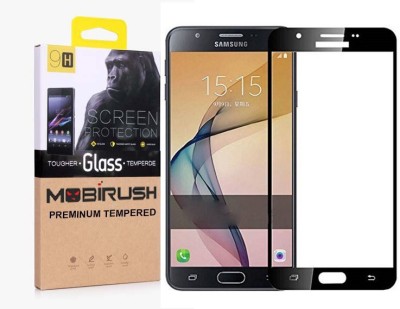 MOBIRUSH Edge To Edge Tempered Glass for Samsung Galaxy J7 - 6 (New 2016 Edition)(Pack of 1)