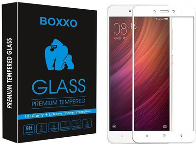 Boxxo Edge To Edge Tempered Glass for Mi Redmi 4(Pack of 1)