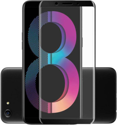 MOBIRUSH Edge To Edge Tempered Glass for Oppo A83(Pack of 1)