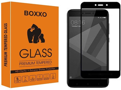Boxxo Edge To Edge Tempered Glass for Mi Redmi 4(Pack of 1)
