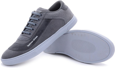 

Deals4youÂ Synthetic Leather Sports Running Shoes For Men Sneakers For Men(Grey, Black