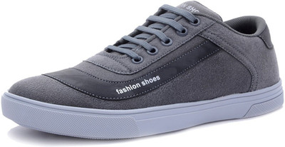 

Deals4you Synthetic Casual Party Wear Sneakers For Men And Boys Canvas Shoes For Men(Grey
