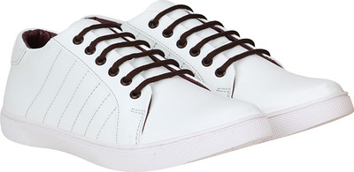 

Kraasa Prime Sneakers For Men(White, Brown