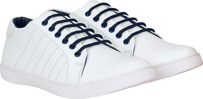 Kraasa Prime Sneakers For Men(White, Navy