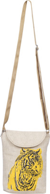 

Empower Trust Boys & Girls Casual Beige, Yellow Jute Sling Bag