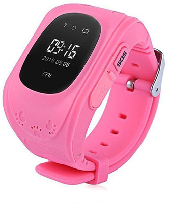 

ShopyBucket Q50 Smart Children Anti Lost GPS Tracker_A1_Pink Pink Smartwatch(Pink Strap Free Size)