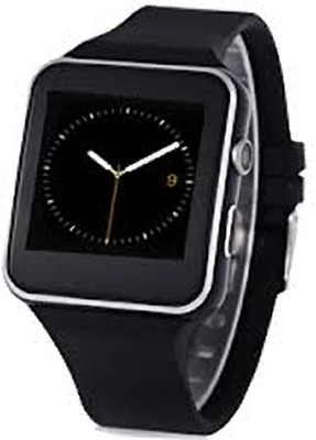 

King X6S PRO Bluetooth Wrist Phone Mate Pedometer Fitness Activity Tracker 1.54" Curved Screen FM with Camera SIM TF Card Slot for Android phones Smartwatch (Black Strap Free Size) BLACK Smartwatch(Black Strap Free Size)