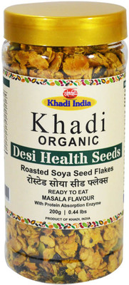 

Khadi Organic Natural Roasted Masala Soya Seed Flakes - 200GM(200 g)