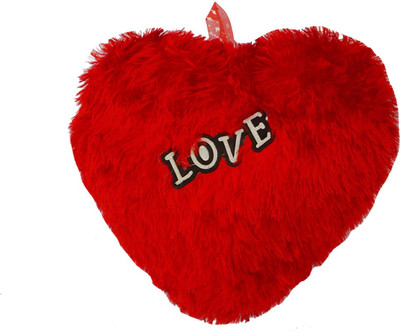 

andy gifts soft fur heart - 20 cm(Red)
