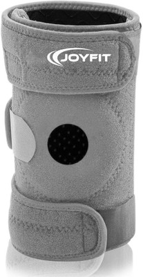 

JoyFit Knee Brace with Dual Side Stabilizers for Ligament Injuries, Sports, Running, Arthritis, Patella, Pain, Osteoarthritis, Support for Men and Women Knee Support (Free Size, Grey)