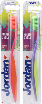 

Jordan Ultimate You Pack of 2 Soft Toothbrush(Pack of 2)