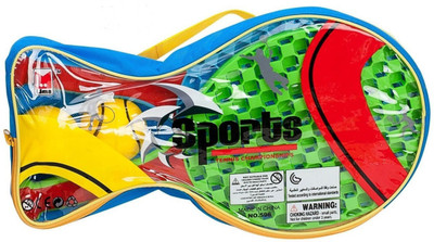 

Siddhivinayak Siddhi Vinayakâ¢ Outdoor Indoor Tennis Play Racket Toys for Kids with a Sot Ball for 5 Years and Above Tennis Kit