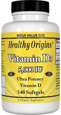 

HEALTHY ORIGINS Healthy Origins, Vitamin D3,(540 mg)