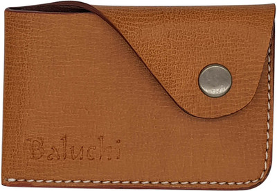 

Baluchi Men Tan Artificial Leather Card Holder(1 Card Slot)