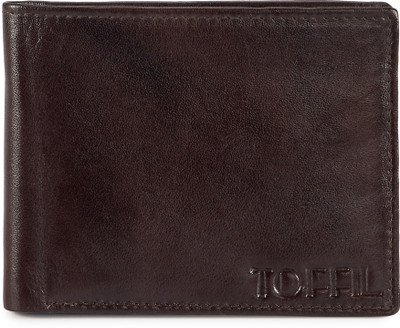 

Toffil Men Brown Genuine Leather Wallet(4 Card Slots)