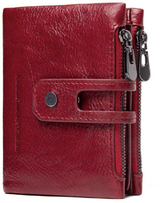 

SPL Men Red Genuine Leather Card Holder(14 Card Slots)