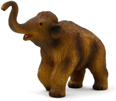 

Sirius Toys Mojo Fun 387050 Woolly Mammoth: Calf Realistic Prehistoric Dinosaur Toy Replica(Black)