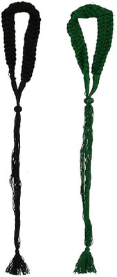 

GOELX Necklace Doris Ropes Braided Cord Colorful 3-Strand Choker Dories Combo for necklace making/designing/jewellery designing. Pack of 2 - Style 10