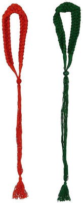 

GOELX Necklace Doris Ropes Braided Cord Colorful 3-Strand Choker Dories Combo for necklace making/designing/jewellery designing. Pack of 2 - Style 5