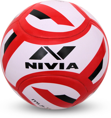 

Nivia Dominator Football - Size: (Pack of 1, Red, White