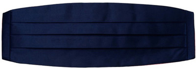 

Sorellaz Men Party Blue Fabric Belt, Navy blue