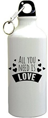 

Sky Dot® Love Quotes All You Need Is Love Sipper Printed Sipper 600 ml Sipper(Pack of 1, Multicolor), White