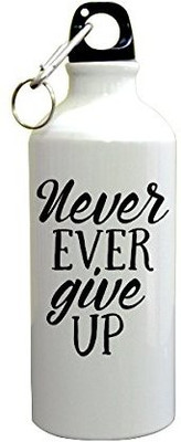 

Sky Dot® Inspirational Quotes Never Ever Give Up Sipper Printed Sipper 600 ml Sipper(Pack of 1, Multicolor), White