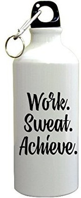 

Sky Dot® Gyming Motivational Quotes Work Sweat Achieve Sipper Printed Sipper 600 ml Sipper(Pack of 1, Multicolor), White